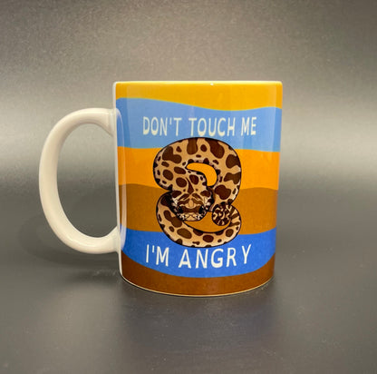 Don't Touch Me I'm Angry, Hognose Snake Mug