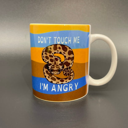 Don't Touch Me I'm Angry, Hognose Snake Mug