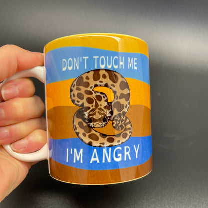 Don't Touch Me I'm Angry, Hognose Snake Mug