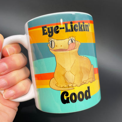 Eye Lickin' Good Crested Gecko Mug