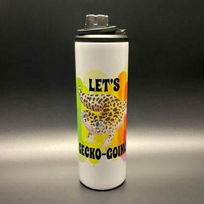 Let's Gecko Going! Leopard Gecko Stainless Steel Tumbler