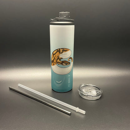 Piebald Ball Python Stainless Steel Tumbler