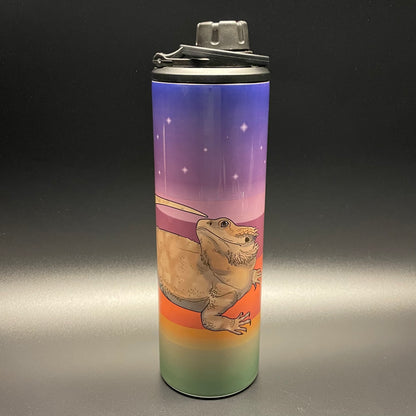 Desert Moon Bearded Dragon Stainless Steel Tumbler