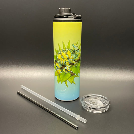 Veiled Chameleon Stainless Steel Tumbler