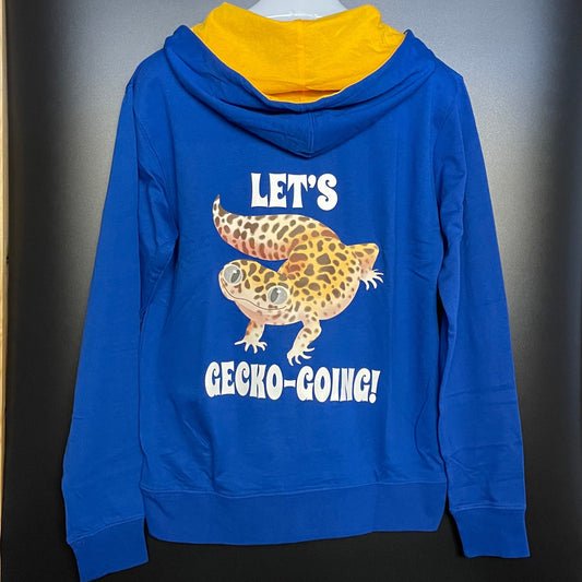 Let's Gecko Going Leopard Gecko Lightweight Hoodie Sweatshirt