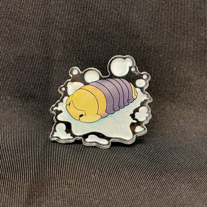 Rubber Ducky Isopod Acrylic Pin