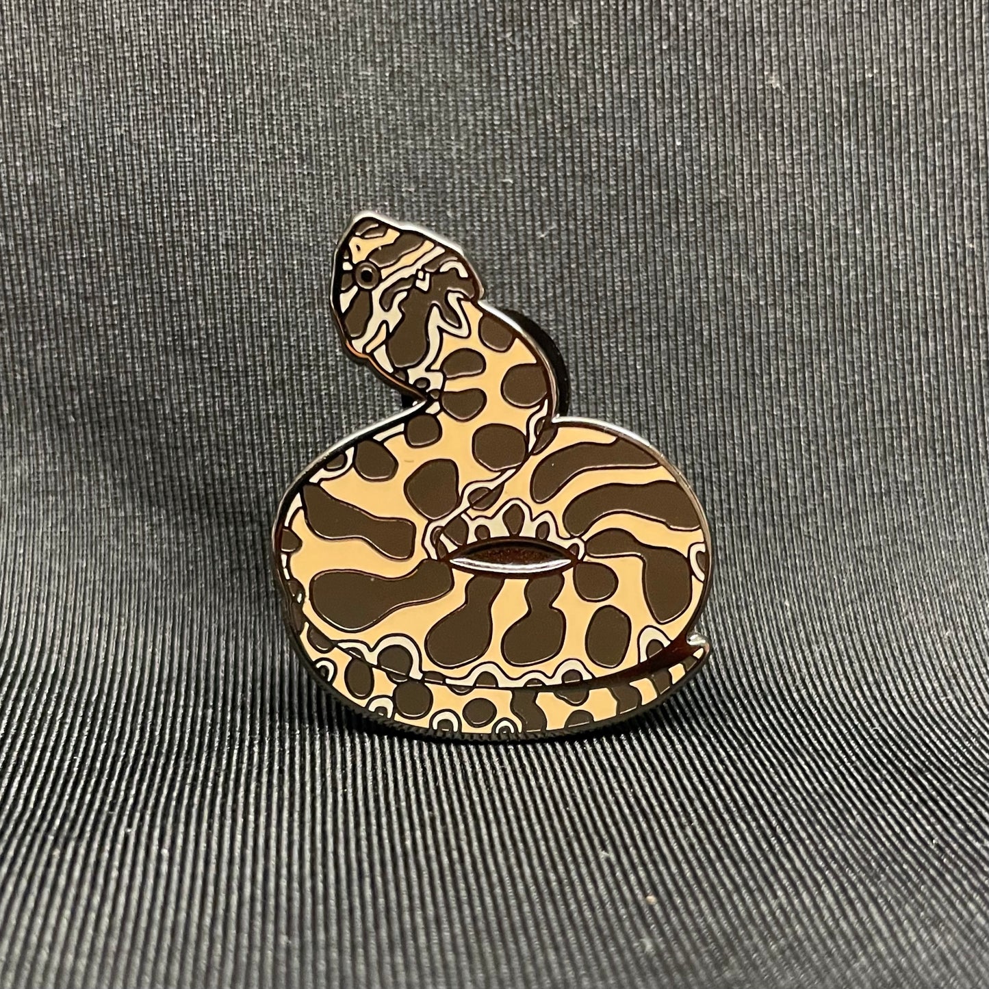 Hognose Enamel Pin, common color variation