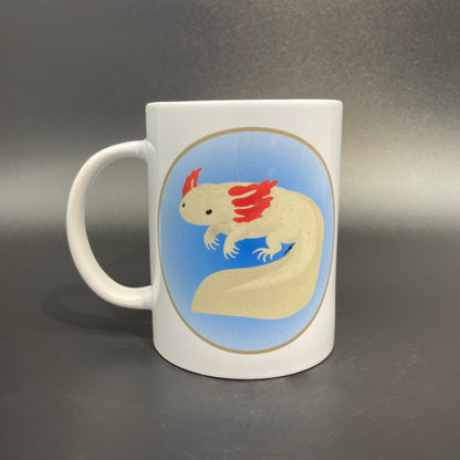 White Axolotl Mug