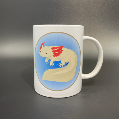 White Axolotl Mug