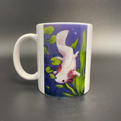 Just Floating Axolotl Mug