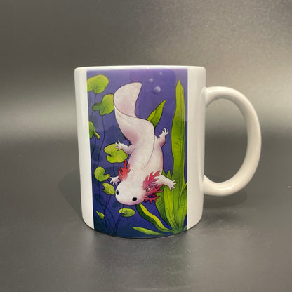 Just Floating Axolotl Mug