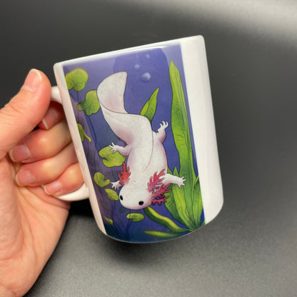 Just Floating Axolotl Mug