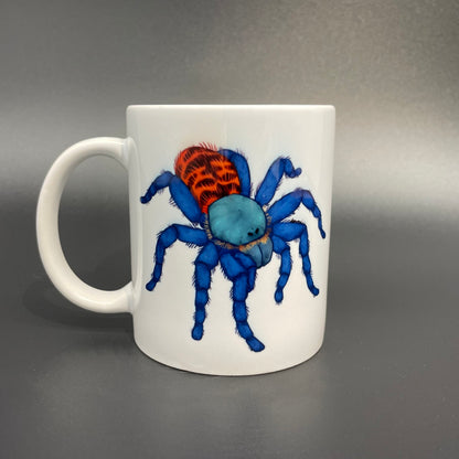 Green Bottle Blue Tarantula Mug