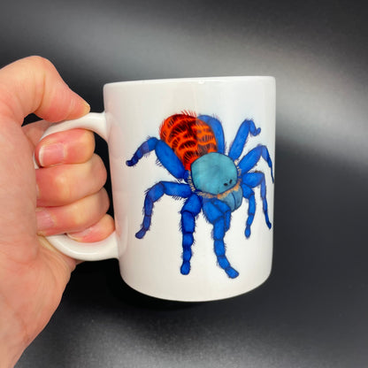 Green Bottle Blue Tarantula Mug