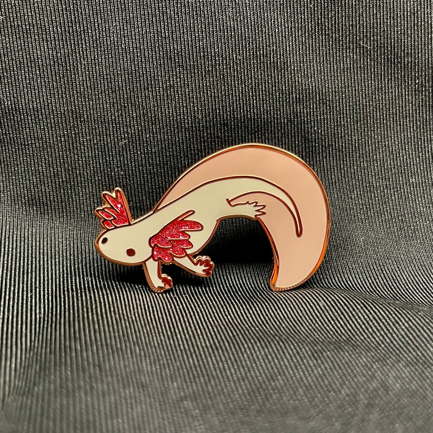 Axolotl Enamel Pin