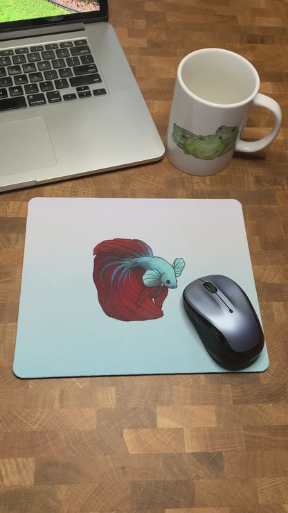 Siamese Fighting Fish, Betta splendens Mousepad