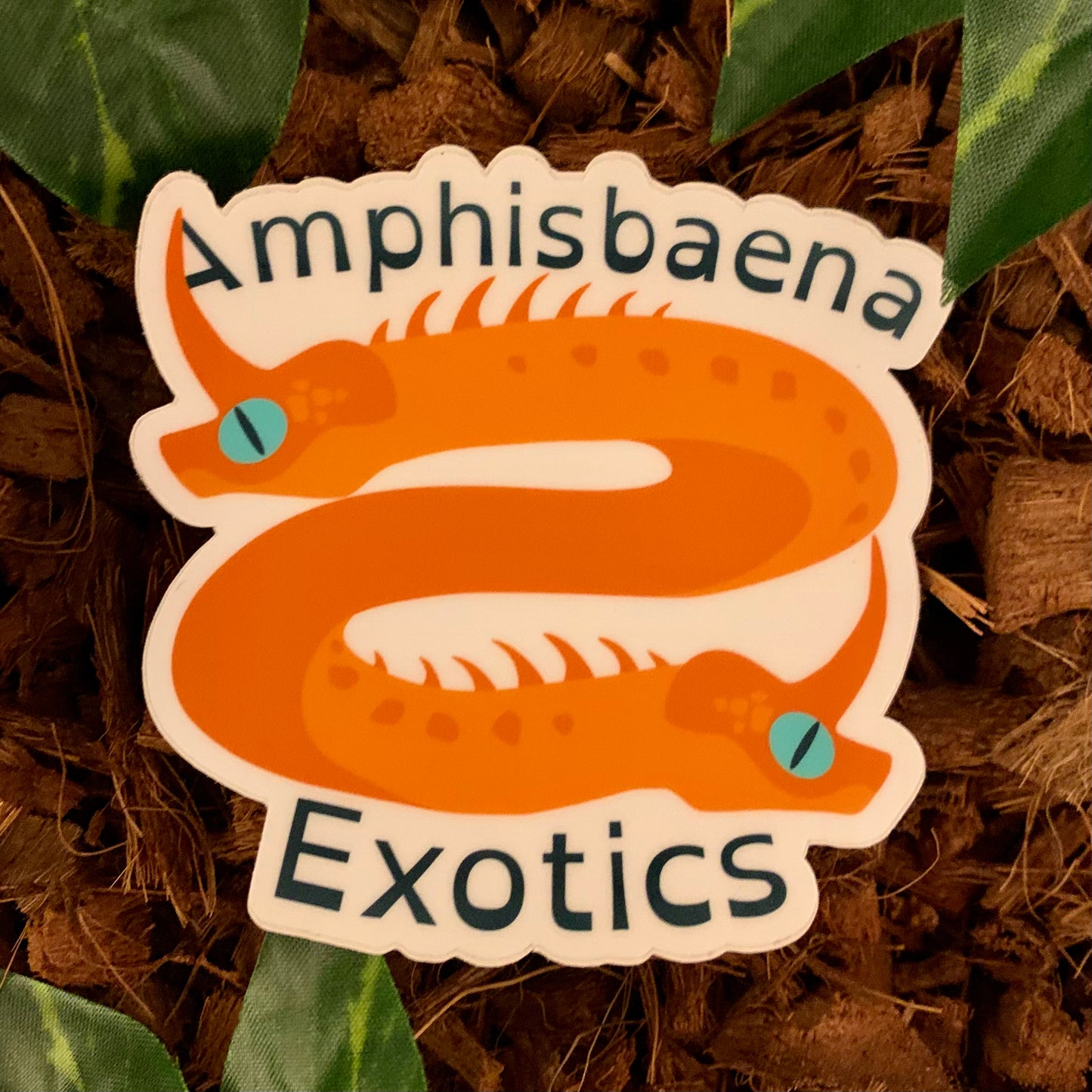 Amphisbaena Exotics Logo Sticker