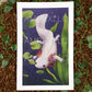 "Just Floating" Axolotl Art Print, 11x17