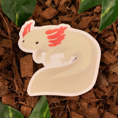 Moonlight Axolotl Sticker