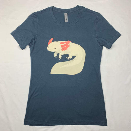 Moonlight Axolotl T-Shirt, ladies