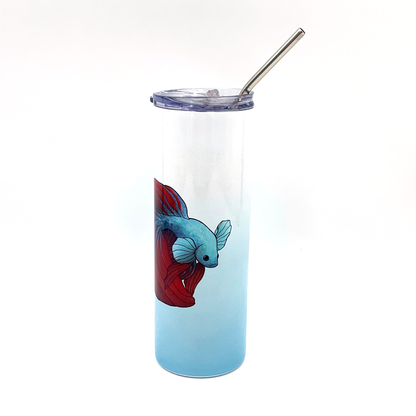 Siamese Fighting Fish, Beta Splendens Stainless Steel Tumbler