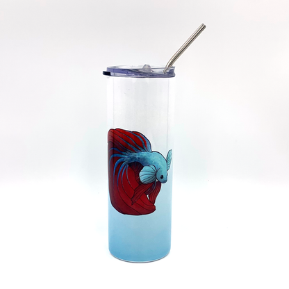 Siamese Fighting Fish, Beta Splendens Stainless Steel Tumbler