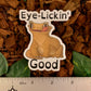 Eye Lickin' Good Crested Gecko Sticker