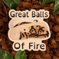 Great Balls of Fire Ball Python Sticker