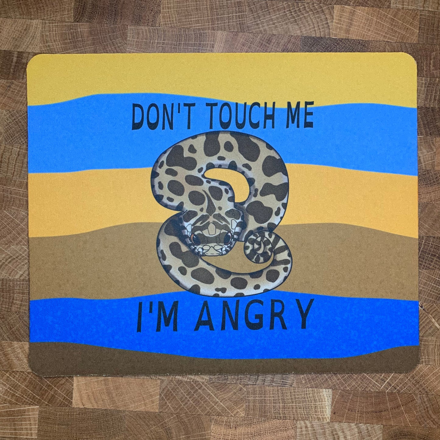 Don't Touch Me I'm Angry, Hognose Snake Mousepad