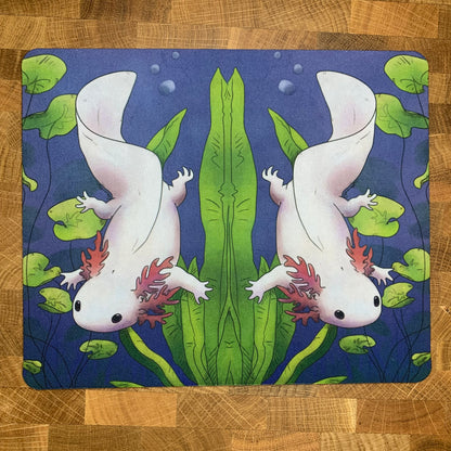 Just Floating Axolotl Mousepad