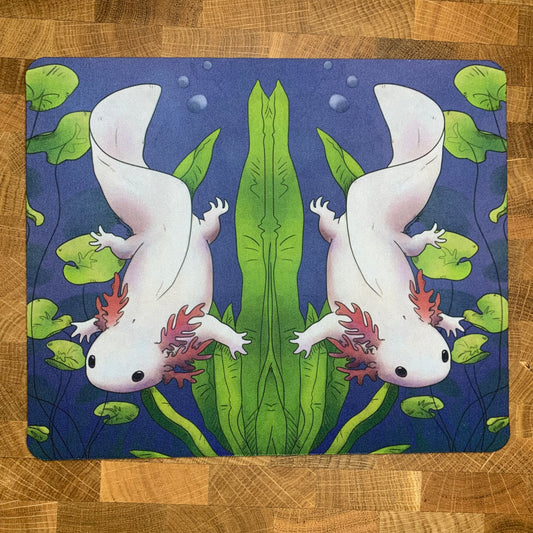 Just Floating Axolotl Mousepad