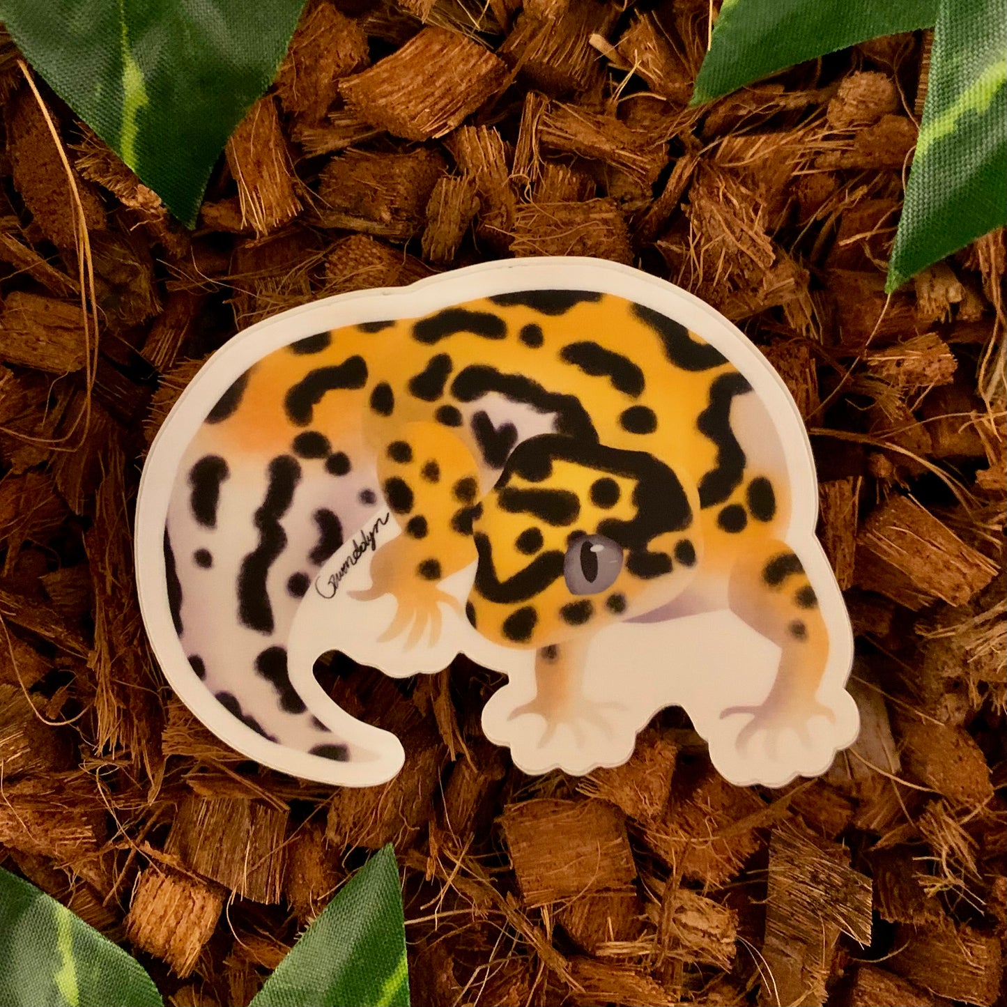 Firebold Leopard Gecko Sticker