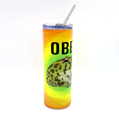 OBEY, Pacman Frog Stainless Steel Tumbler