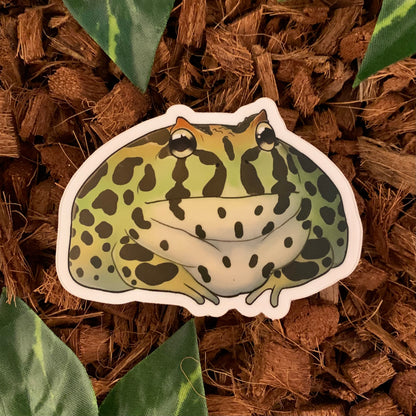 Pacman Frog Sticker