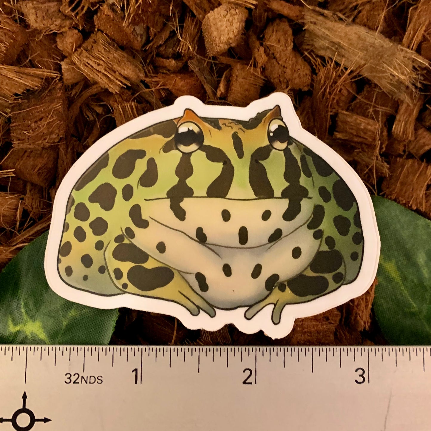 Pacman Frog Sticker