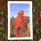 Desert Sun Bearded Dragon Art Print, 11x17