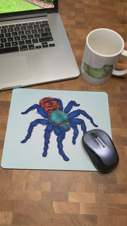 Green Bottle Blue Tarantula Mousepad