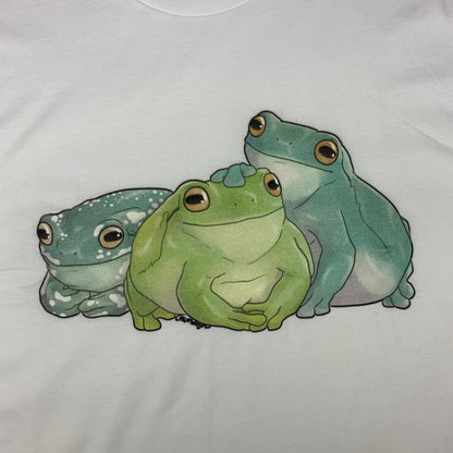 Tree Frogs Trio, White's Tree Frogs T-Shirt ladies