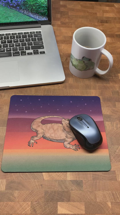 Desert Moon Bearded Dragon Mousepad